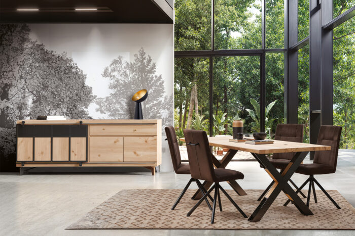 Séjour indus porte coulissante - STORY