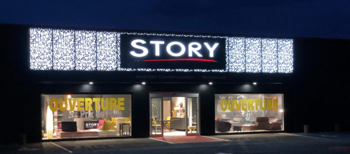 Façade STORY Strasbourg mobilier contemporain et tendance