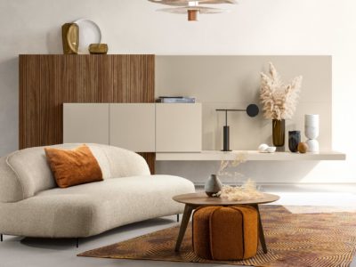 Canapé arrondi en tissu - Story mobilier contemporain et tendance