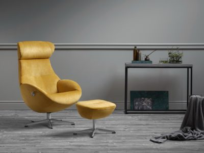 Fauteuil pivotant formes arrondies - Story Mobilier