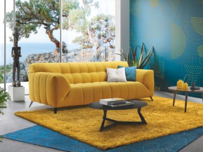 Canapé capitonné sur pied - Story mobilier contemporain et tendance