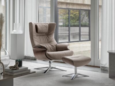 Fauteuil accoudoir incurvé - Story mobilier contemporain et tendance