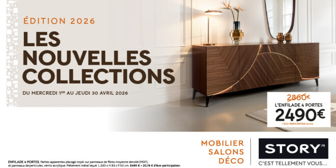 Opération Nouvelles collection - Story mobilier contemporain et tendance