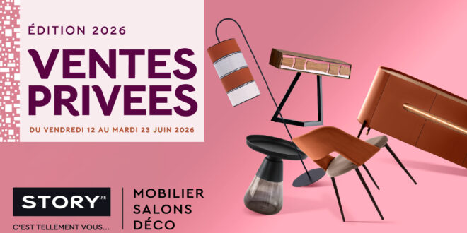 Les Ventes Privées STORY - mobilier contemporain et tendance