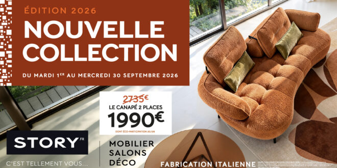 Nouvelles collection Story - mobilier contemporain et tendance